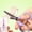 Purple, variant on Retractable Scissors,Safety Blunt Tip Portable Travel Scissors For Students Office And Home,High-Grade Stainless Steel Blades and Ergonomic Handles for Arts and Crafts