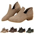 thumbnail image 4 of NOKIO Stylish Women'S Ankle Boots Trendy Women'S Ankle Booties Women'S Fashionable Short Boots Ankle Boots Short Boots Single Shoes For Ladies Casual Shoes Women'S Stylish Block Heel Ankle Boots, 4 of 4