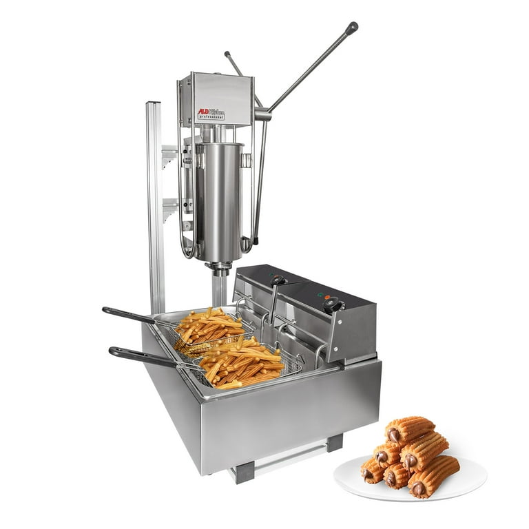 ALDKitchen Donut Machine Commercial | Automatic Doughnut Maker | 3 Nozzles Set | Stainless Steel 110V