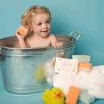 thumbnail image 3 of Dosaele Sterile Sponge with Exfoliating Brush, Sensory integration training children's, 3 of 5