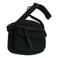 thumbnail image 2 of Women's Corduroy Crossbody Bag with Zipper Casual Cloth Shoulder Bag 19x19x7cm Small Solid Color for Home Storage(Black),Hulucky, 2 of 9