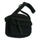thumbnail image 2 of Bolso de hombro de pana con cremallera para mujer, negro, 2 of 5