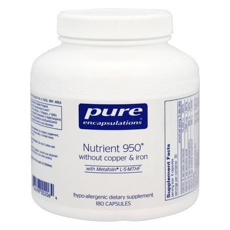 UPC 766298002064 product image for Pure Encapsulations - Nutrient 950 without Copper & Iron - 180 Capsules | upcitemdb.com
