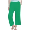 thumbnail image 2 of Htigea Clearance Girls Sweatpants Front Seam Drawstring High Waist Wide Leg Sweat Pants Baggy Causal Kids High Waisted Clearance Sale Green,5 Years, 2 of 4