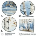 thumbnail image 3 of Designart "Wintry White Birch Forest II" Tree Birch Floater Framed Canvas Prints, 3 of 5