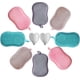 thumbnail image 1 of Esponjas para lavar platos reutilizables con bordes reforzados duraderos, microfibra antirayaduras para utensilios de cocina antiadherentes, lavables a máquina, limpieza reversible, diseño ergonómico, 1 of 5