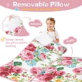 thumbnail image 3 of Pioneer Flower Floral Print Pattern Toddler Nap Mats for Kids Preschool,Sleeping Mat Bag or Kids,Toddler Sleeping Bag,Toddler Nap Mat or Daycare, 3 of 6