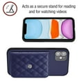 thumbnail image 4 of Allytech iPhone XS/X Case Wallet with Shoulder Strap, Luxury Back Cover for Girls Women PU Leather Shockproof Cards Holder Stand Magnetic Closure Phone Case for Apple iPhone XS/X, Blue, 4 of 9