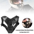 thumbnail image 3 of 5Pcs Camera Motorcycle Helmet Chin Strap Mount for Yi GoPro Hero OSMO (Black), 3 of 7