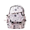 thumbnail image 2 of 2026 Trendy Star Pattern Backpack, Large Size L Fashion Rucksack with Multiple Pockets, Durable Cloth School Bag for Teens, Water-Resistant Travel Daypack - Black1, 2 of 6