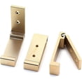 thumbnail image 3 of 5-Pack Folding Hooks Wall Door Clothes Coat Hat Bags Hangers Space Saving Racks Holder Aluminum Alloy Kitchen Bathroom Rustproof Towel Hooks, 3 of 5