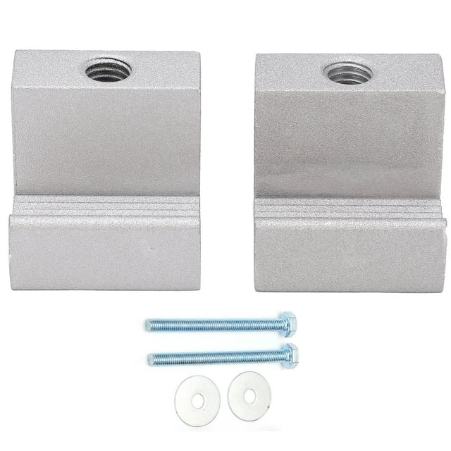 2PCS Boîte à Outils Attacher le Crossover Robuste J Crochet Alliage d'Aluminium Universel pour Camion CarSilver