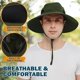 thumbnail image 4 of Wide Brim Sun Hat, UPF 50+ UV Protection Waterproof Packable Bucket Hat for Men & Women, Fishing Hiking Beach Garden, 4 of 5