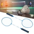 thumbnail image 4 of Badminton Racket, Blue Badminton Racquets Reasonable With Storage Bag For Outdoor, 4 of 8