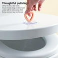 thumbnail image 3 of VONKY Toilet Seat Cover Lifter Universal Avoid Touching Lift Handle Travel Carrying WC Cap Open Lifting Holder Accessory Orange 1Set, 3 of 6