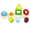 Wooden Educational Toys Baby Shapes Sorter Geometric Block Stack Sort Puzzle Games for Kids