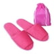 thumbnail image 3 of Par de zapatils de spa desechables, zapatils de spa con punta cerrada y esponjosas para hotel, hogar, de invitados, se adapta a mayoría Red para mujeres Macarena Zapatillas desechables de hotel, 3 of 8