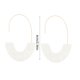 thumbnail image 5 of Sonducket 1 par de aretes en forma de U con estampado de leopardo geométrico universal colgantes para la oreja suministros elegantes para fiestas para Ropa, zapatos y accesorios Miscelánea Blanco Sonducket AP010170-01, 5 of 6