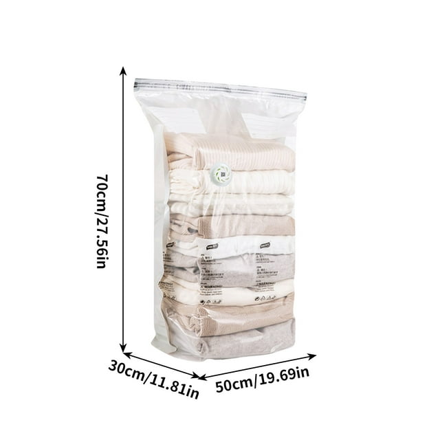 PRETXORVE Sac sous Vide Couette de Voyage sous Vide Sans Aspiration