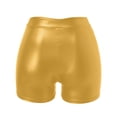 thumbnail image 5 of BOOMILK Women Casual Faux Leather Shorts Shiny Comfortable Tight Leisure Party Club Shorts, 5 of 5