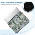 thumbnail image 2 of FORMRS 15"-15.6" Laptop Sleeve Protective Case Soft Carrying Quilted Computer Bag Cover, Blue Blossom, 2 of 7