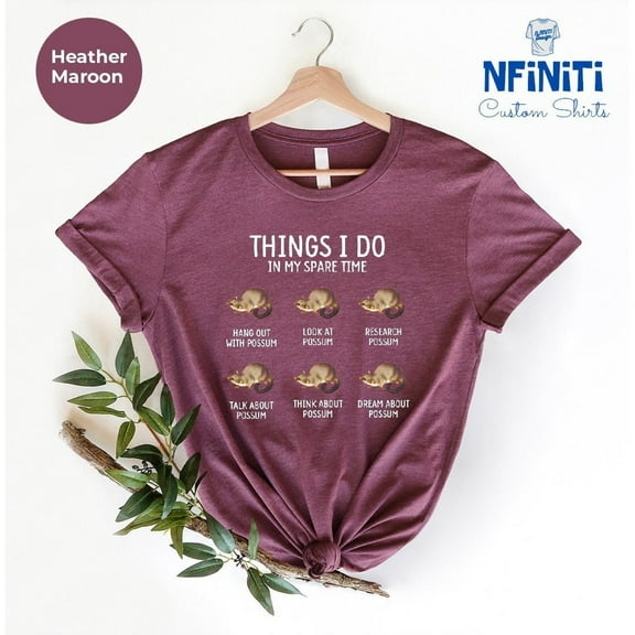 Opossum Lover T-Shirt: Pocket Possum Gift Tee All Size S-5Xl