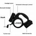 thumbnail image 7 of Retractable Dog Leash with Poop Bag Holder,360 °   Anti-Tangle,with LED Flashlight and Organizer,16ft Long Leash can be Put Away at The Touch of a Button,Suitable for Most of The Dogs, 7 of 7