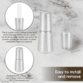 thumbnail image 3 of WDT Espresso Tool Espresso Distribution Tool, Needles Espresso Coffee Stirrer for Barista, for Espresso Distributor,1 * Powder distributor 8 * Powder distributor needle,Silver, 3 of 6