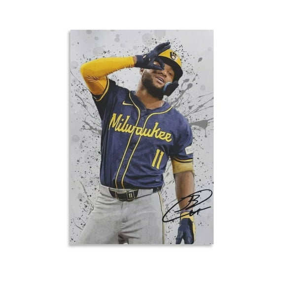 Jackson Chourio Canvas Poster Picture Print Wall Art Poster Painting Canvas Posters Artworks Gift Room Aesthetic 16x24inch(40x60cm)