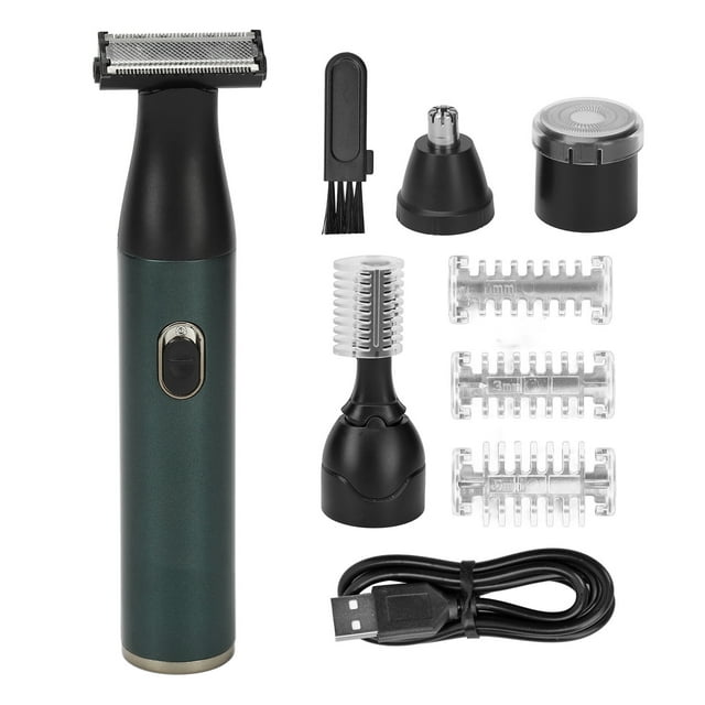Cortadora de cabello para todo el cuerpo, cortadora de cabello eléctrica multifuncional 4 en 1 para hombres, cortadora multifuncional, durabilidad probada en el tiempo