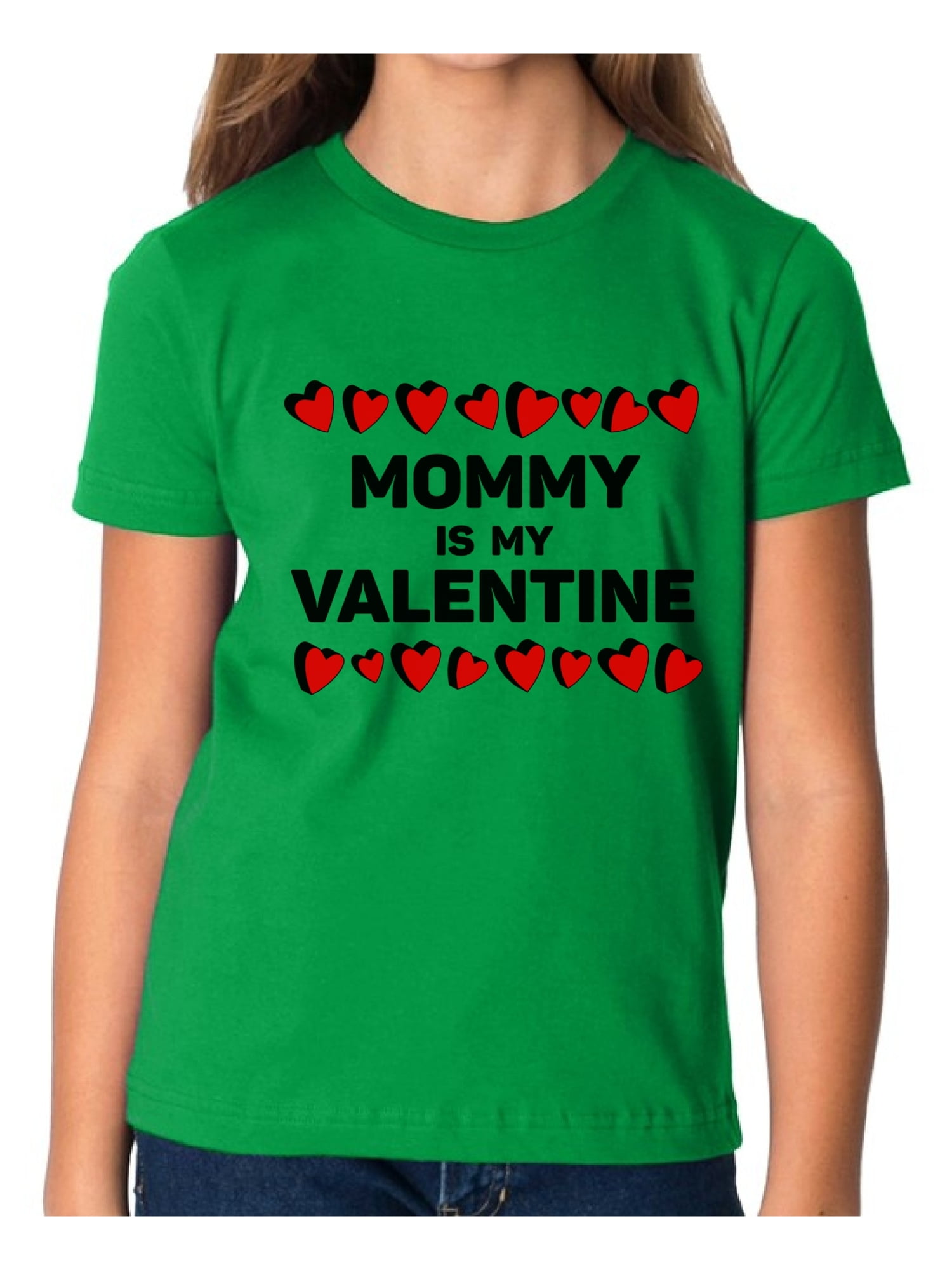 Mezee Mezee Mommy Is My Valentine Youth Shirt Boys Valentine T Shirt