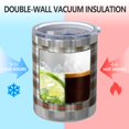 thumbnail image 2 of 12oz Tumblers Green and Red Christmas Plaid Pattern Vacuum Insulated Stainless Steel Travel Tumbler Cups Mug with Lid and Straw for Beer,Coffee,Beverages with Cleaning Brush for Cold & Hot Drinks, 2 of 5