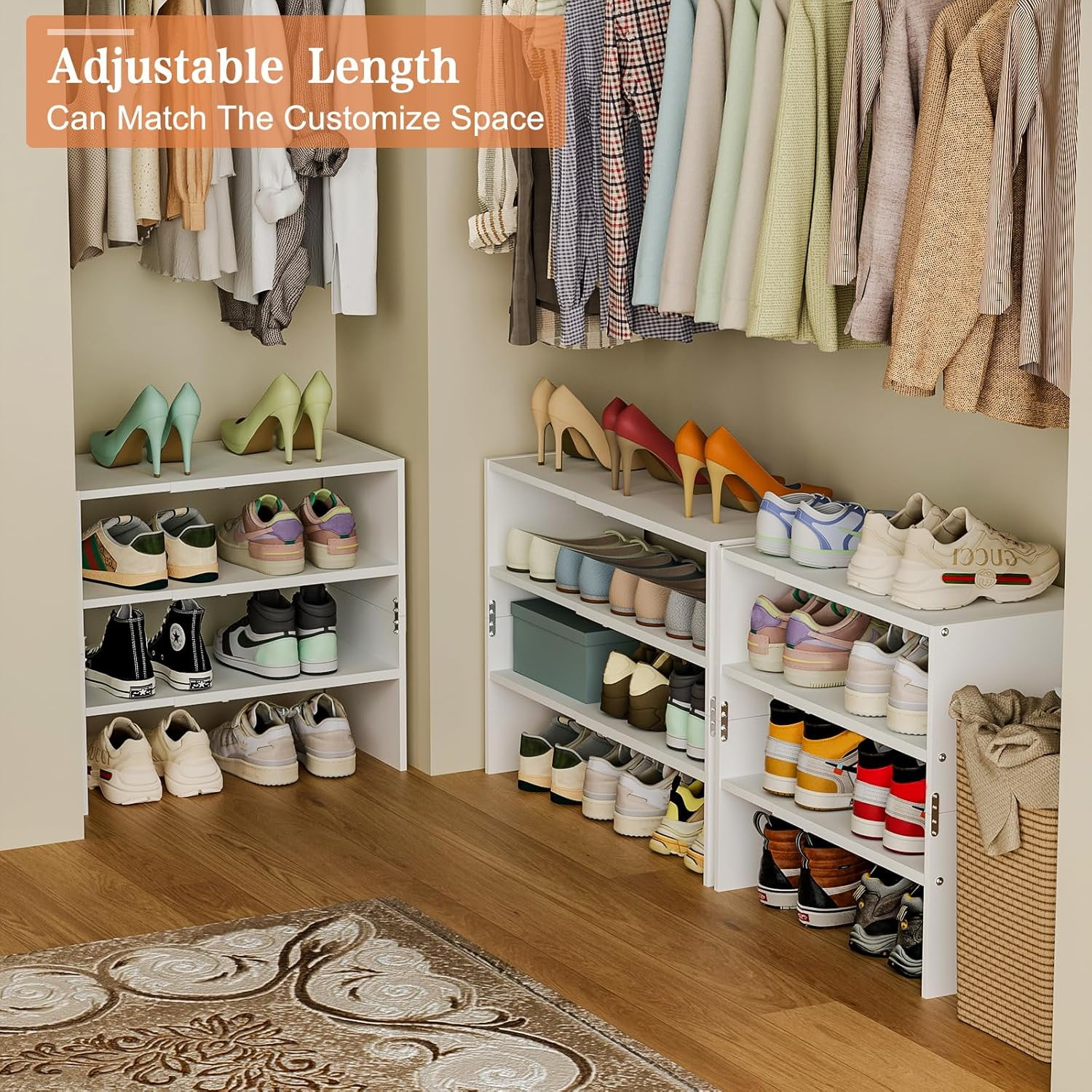3-Tier Expandable Shoe Rack