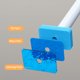 thumbnail image 4 of Cepillo de limpieza de inodoro desechable con 7 piezas de recambio para inodoro Montado en la pared Cabezal de cepillo desmontable Toiletwand, 4 of 8