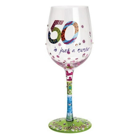 

Lolita from Enesco 50 is Just a Number Wine Glass Multicolor