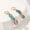 YG Green, variant on Hot-Selling Vintage Beaded Stone Hoop Earrings - Fashionable and Colorful Lightweight Luxury Earrings for Women - Wholesale