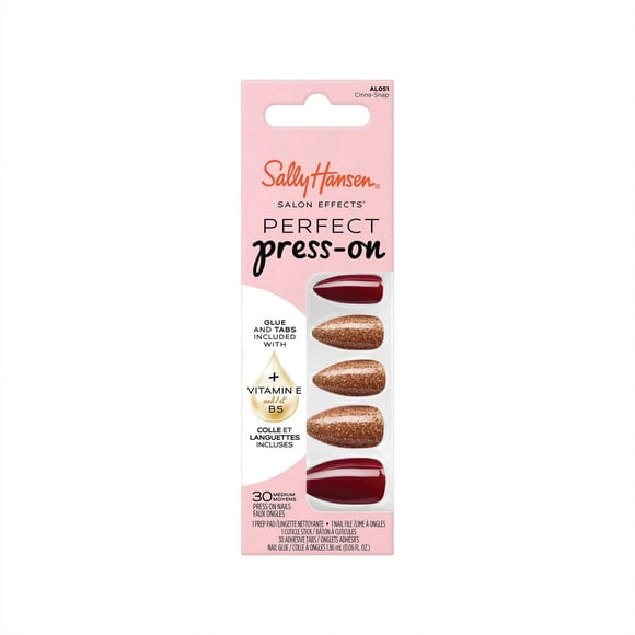 Salon Effects Perfect Press-On Nails, Non-Damaging Manicure, Easy to Apply