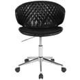 thumbnail image 4 of Flash Furniture Cambridge Home and Office Upholstered Low Back Chair in Black Vinyl, 4 of 4