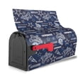 thumbnail image 4 of Funda para buzón de correo con protección solar, magnética, impermeable, con estampado de doble cara de fútbol americano, funda decorativa para buzón de correo, funda protectora solar para buzón de, 4 of 8