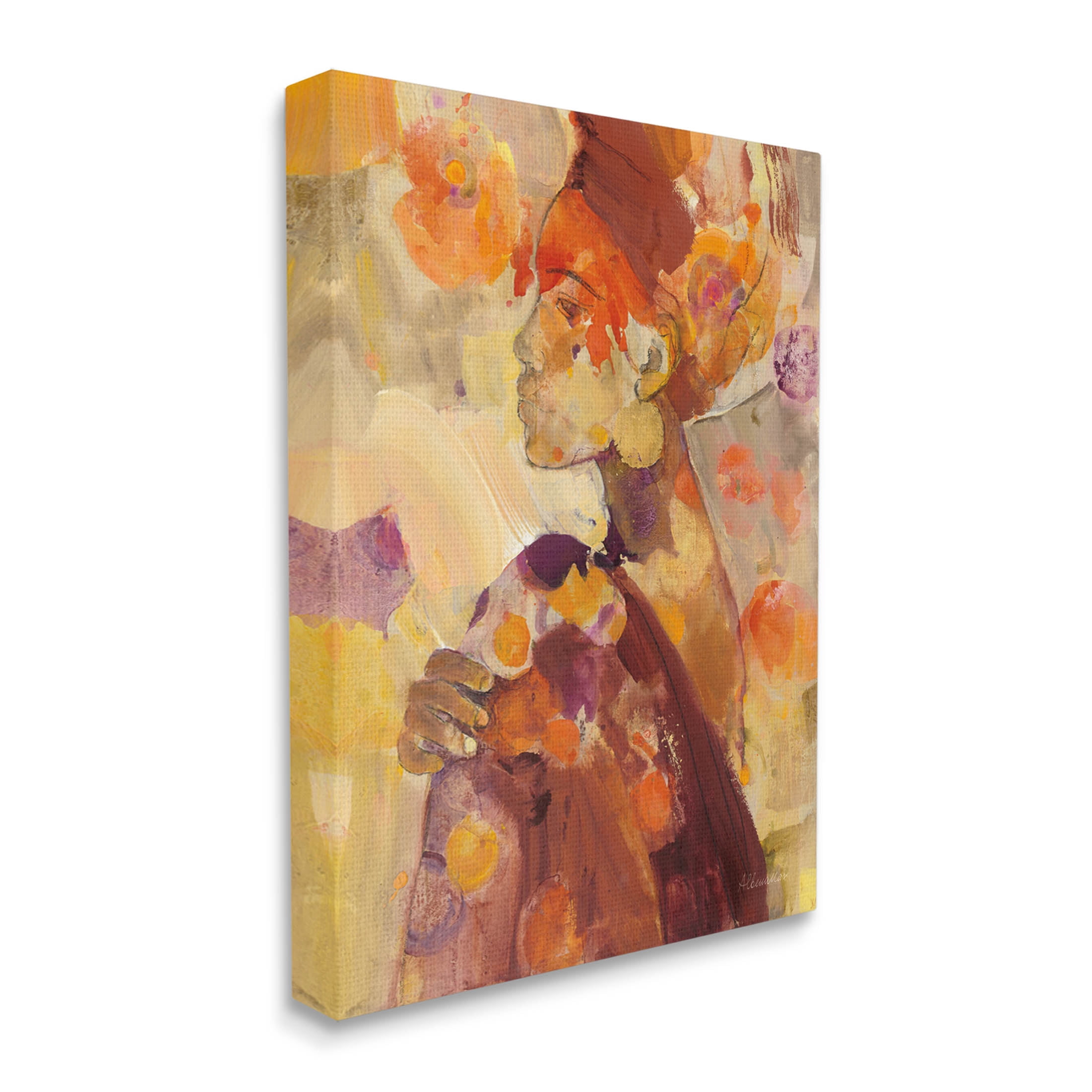 Stupell Industries Celebrate Beauty Modern Composition Painting Gallery Wrapped Canvas Print Wall Art, Design by Albena Hristova