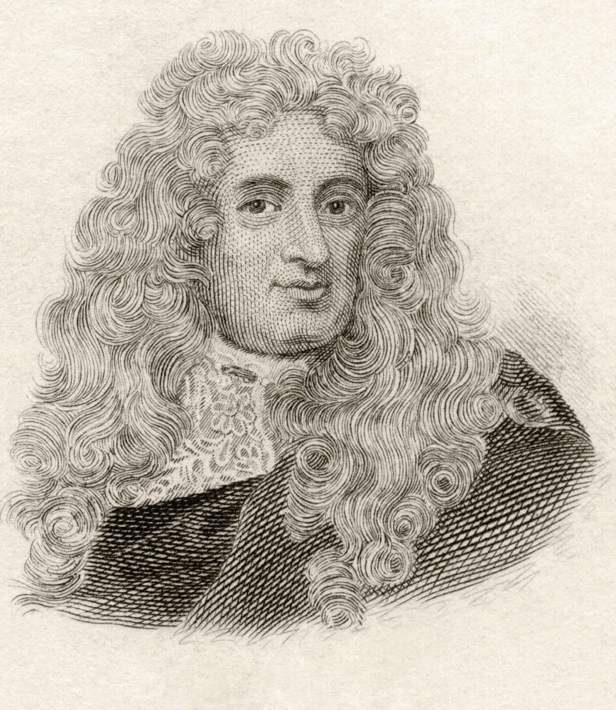 Baron Samuel Von Pufendorf 1632 To 1694 German Jurist Political Philosopher Economist Statesman And Historian From Crabbes Historical Dictionary Published 1825 Canvas Art - Ken Welsh Design Pics (26