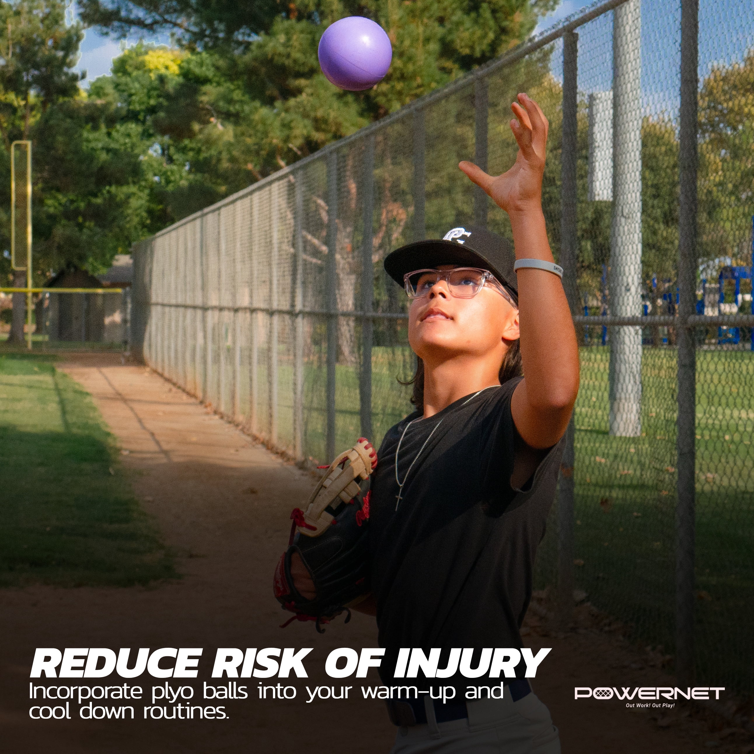 PowerNet Power Plyometrics Weighted Training Ball, Softball & Baseball Training Equipment, Weighted Baseballs to Increase Throwing Velocity