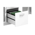 Bush Furniture Vantage Corner Desk in Pure White