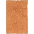 thumbnail image 2 of Contemporary Home Living 2 x 3 Hand Woven Wool Area Throw Rug - Orange, 2 of 8