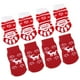 thumbnail image 4 of 8 calcetines navideños cálidos de algodón con temática navideña, antideslizantes, para perros y gatos, talla S, color rojo, estilo 1 y 4, 4 of 5