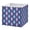 Blue And Purple Argyle, variant on Fabric Storage Bins Foldable Cube For Home Organization Baskets Peach Color Hearts
