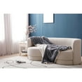 thumbnail image 5 of Grey Sherpa King Blanket 108X90 100% Polyester, 5 of 5