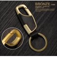 thumbnail image 3 of Porte-clés en Métal et Cuir Simple pour Hommes, 3 of 6