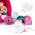 thumbnail image 2 of 15pcs White Plastic Spool Empty Bobbins for Ribbon Beading String Wire Bobbin Cord Ropes for Sewing Embroidery Wire Cord Crafts, 2 of 8