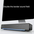 thumbnail image 4 of Matsuzay Sumérjase en el efecto de iluminación romántico íntimo de estos altavoces Altavoces para computadora Subwoofer Pequeño y portátil Cables de audio/vídeo Versión mejorada Bluetooth+cableado, 4 of 6